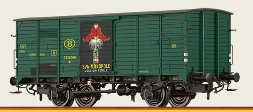 [BRA 50995] Brawa : Wagon Couvert SPA Monopole SNCB - NMBS 