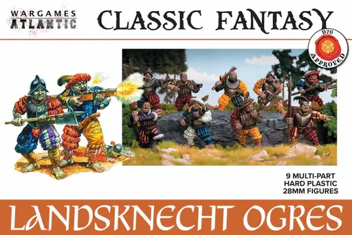 [WAA CF006] Wargames Atlantic : Landsknecht Ogres │ Classic Fantasy & Death Fields