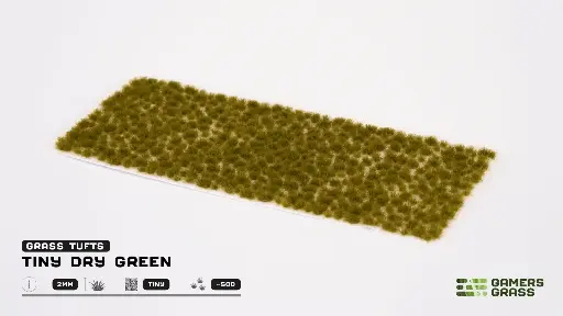 [GAG GGTT-DG] Gamers Grass : Tiny Tufts Dry Green (500pcs) │ Touffes d'Herbes