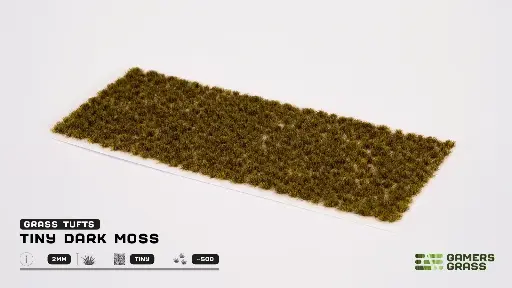 [GAG GGTT-DM] Gamers Grass : Tiny Tufts Dark Moss (500Pcs) │ Touffes d'Herbes