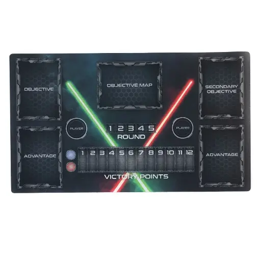 [PLM P080] Playmat : Rubber Battle Board for Star Wars Legion 14" x 8" / 36 cm x 21 cm