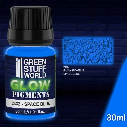 [GSW 2432] Green Stuff : Pigments Glow in the Dark - SPACE BLUE