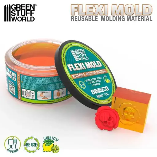 [GSW 5434] Green Stuff : Flexi Mold - Matériau réutilisable pour Moules