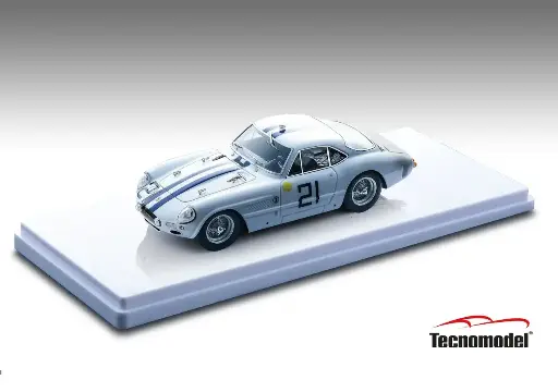 [TEN TM43-06D] Tecnomodel : Ferrari 250 Gt Sperimentale Le Mans Car │ No.21 Team Cunningham 1962 Driver Hugus-Reed