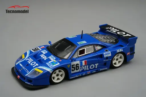 [TECNO TM43-63F] Tecnomodel : Ferrari F40 LM 1996 │ No.56 24H LM Pilot Pen Racing Driver M.Ferte /O.Thevenin /N.Loboissetier