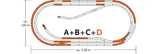 [ROC 61103] Roco : Coffret extension D Geoline