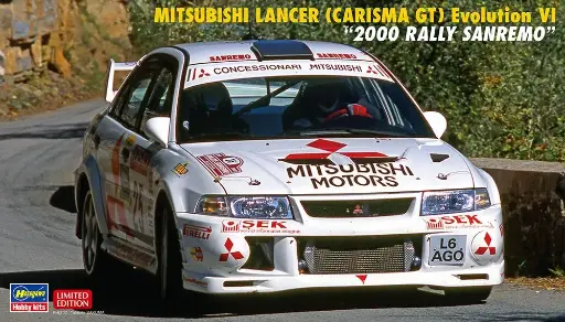 [HAS 20712] Hasegawa : Mitsubishi Lancer (Carisma GT) Evolution VI "2000 Rally Sanremo"