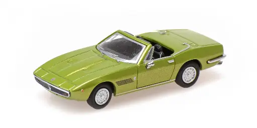 [MNC 870123034] Minichamps : Maserati Ghibli Spyder Année de construction 1969 - Vert  