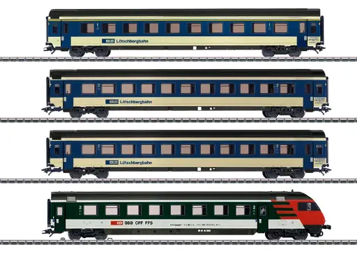 [MKN 42175] Marklin : Coffret de voiture de grandes lignes EW IV SBB-CFF │ Alternatif