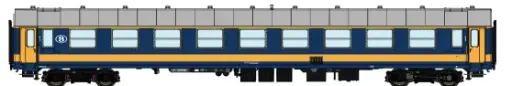 [LSM 42184] Lsmodels : Voiture I4 A9 Bleu/Jaune Benelux Toit Gris SNCB-NMBS