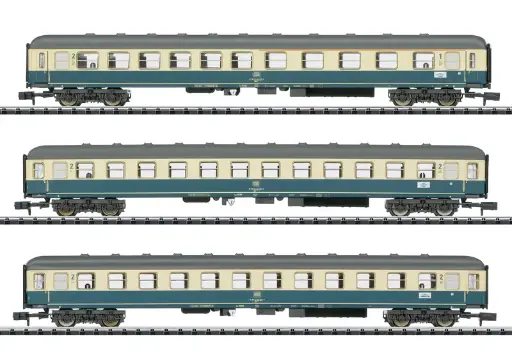 [MII 15639] Minitrix : Voiture Schnellzug 3Pcs avec éclairage