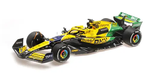 [MNC 537242681] Minichamps :  MCLAREN FORMULA 1 TEAM MCL38 OSCAR PIASTRI 2ND PLACE MONACO GP 2024