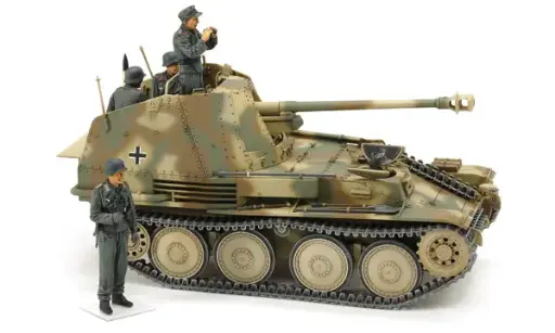 [TYA 35364] Tamiya : Marder III M Normandie 5 figurines