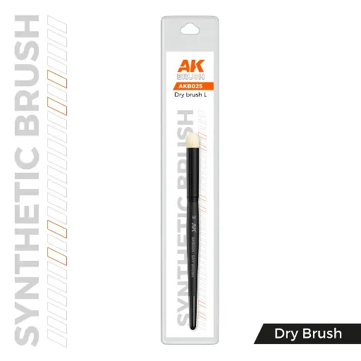 [AK B025] AK : Synthétique Dry Brush │Taille L 