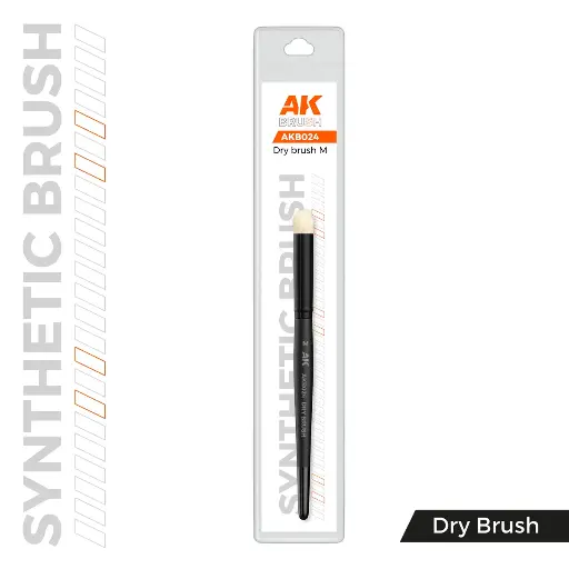 [AK B024] AK : Synthétique Dry Brush │Taille M 