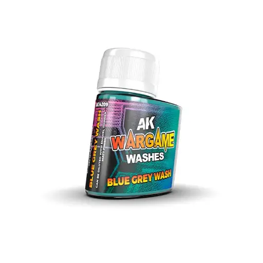 [AK 14209] Ak : Wargame Wash Series │ Blue Grey Wash 35ml