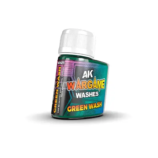 [AK 14211] Ak : Wargame Wash Series │Green 35ml