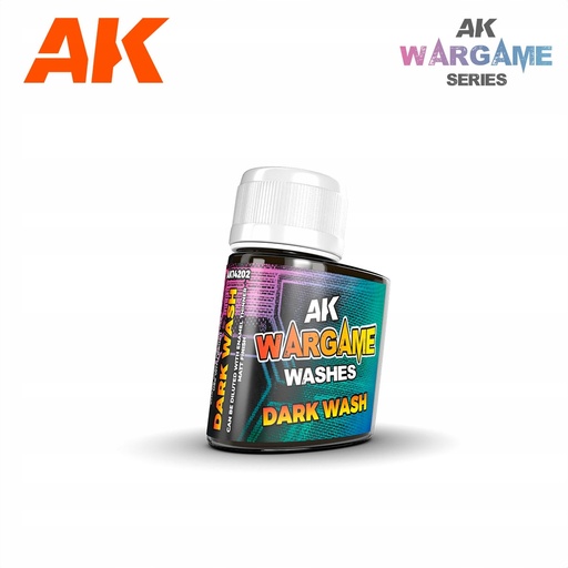 [AK 14202] Ak : Wargame Wash Series │ Dark (35ml)