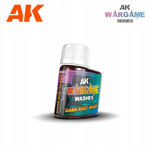 [AK 14204] Ak : Wargame Wash Series │ Dark Rust (35ml)