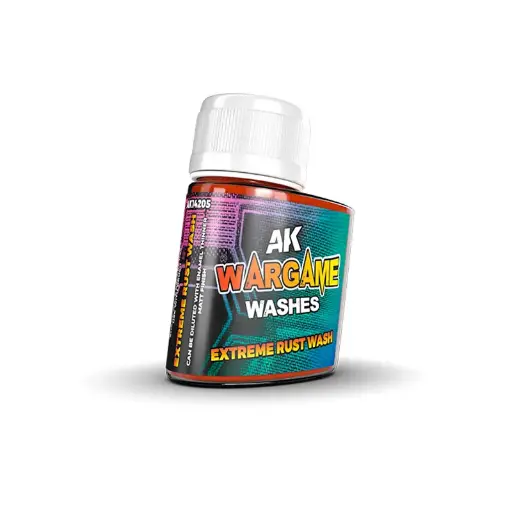 [AK 14205] Ak : Wargame Wash Series │ Extreme Rust (35ml)