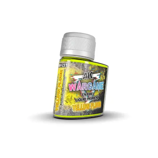 [AK 1237] Ak : Wargame │ Enamel liquid Yellow Fluor (35ml)