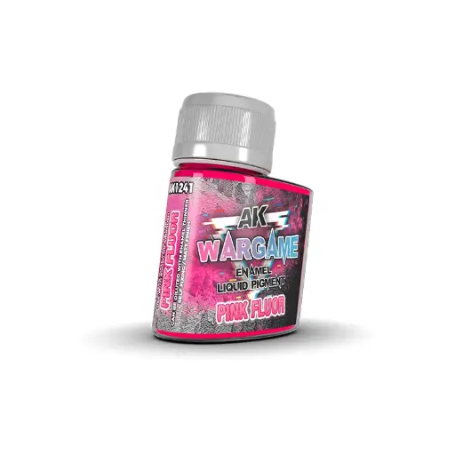 [AK 1241] Ak : Wargame │ Enamel liquid Pink Fluor (35ml)