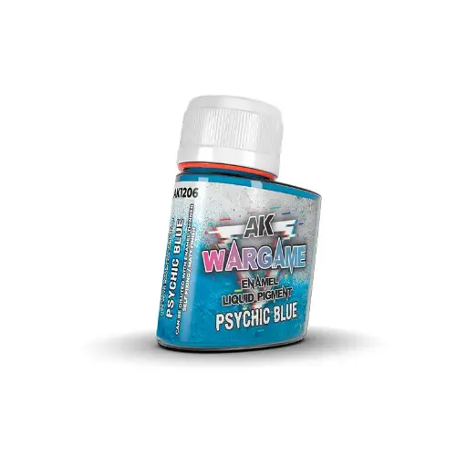 [AK 1206] Ak : Wargame │ Enamel liquid Psychic Blue (35ml)