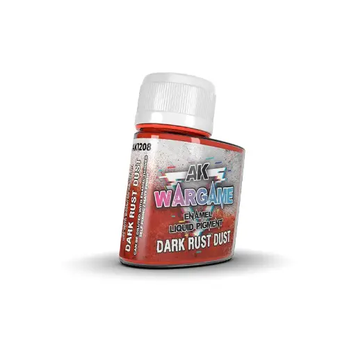 [AK 1208] Ak : Wargame │ Enamel liquid Dark Rust dust (35ml)