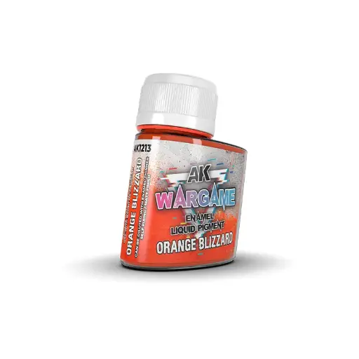 [AK 1213] Ak : Wargame │ Enamel liquid Orange Blizzard (35ml)