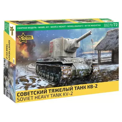 [ZVE 5084] Zvezda : KV-2 Tank Soviet Heavy