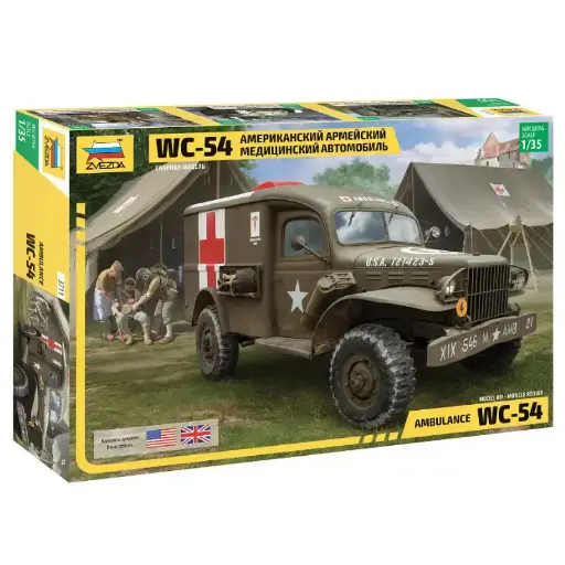 [ZVE 3711] Zvezda : Dodge WC-54 Ambulance US WWII Military