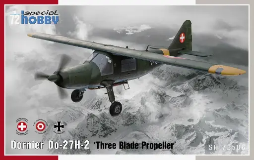 [SPE 72506] Special Hobby : Dornier Do-27H-2 │ 'Three Blade Propeller'