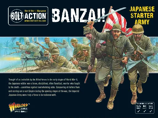 [WLG 402616001] Bolt Action : Banzai! Imperial Japanese Starter Army 