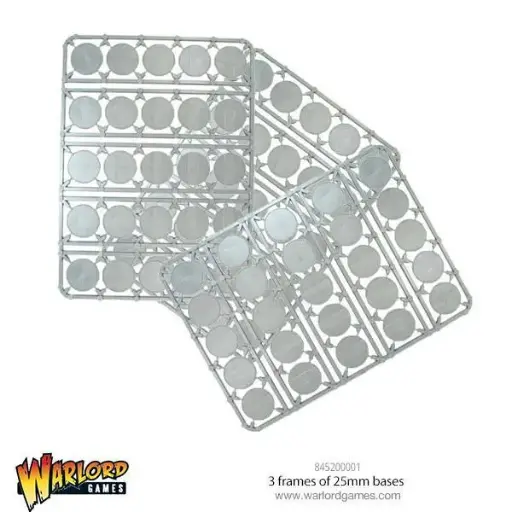 [WLG 845200001] Bolt Action : 3 frames of 25mm bases 