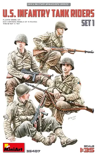 [MNT 35407] MiniArt : U.S. Infantry Tank Riders 