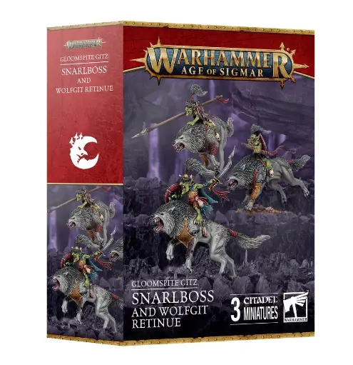 [GAW 89-98] Gloomspite Gitz : Snarlboss and Wolfgit Retinue │ Warhammer Age of Sigmar