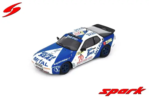 [SPK SB765] Spark Model : Porsche 944 Turbo No.70 6th 24H Spa 1989 A. Guyaux - Q. Bovy - D. Herregods