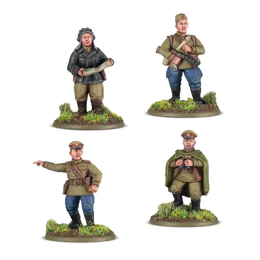 [WLG 403214002] Bolt Action : Soviet Platoon Commanders