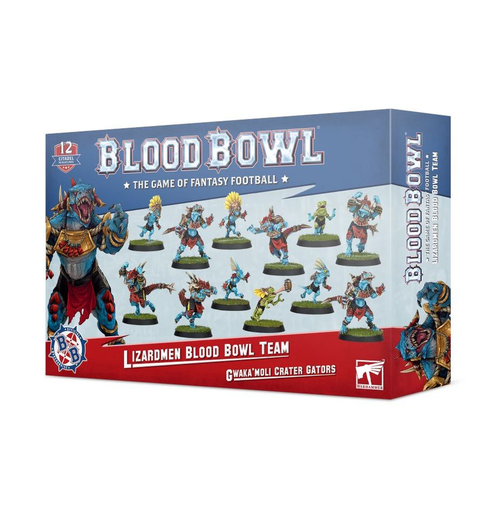 [GAW 200-74] Blood Bowl : Gwaka'Moli Crater Gators │ Lizardmen Blood Bowl Team
