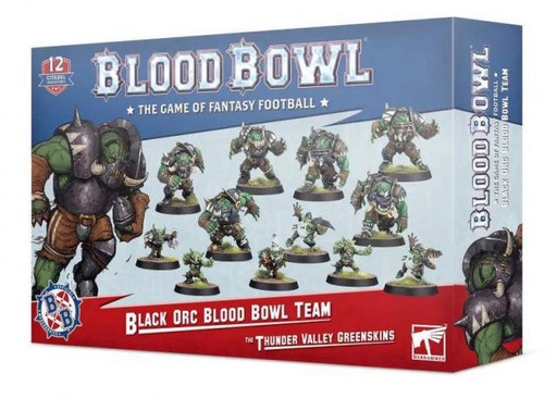 [GAW 202-12] Blood Bowl : The Thunder Valley Greenskins │ Black Orc Blood Bowl Team