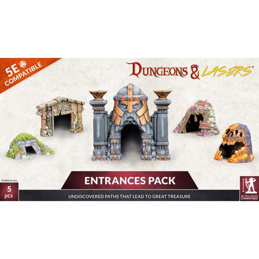 [ARS DNL0075] Dugeon & Laser :  Entrances Pack - Set de décors │ Dungeons & Dragons 5E Compatible