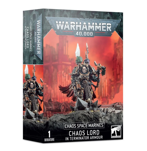 [GAW 43-12]  Space Marines du Chaos : Chaos Lord in terminator Armour │ Warhammer 40.000